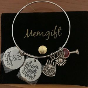 50th Birthday Gift Bundle (Bracelet & Cup)